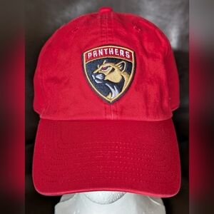 Florida Panthers Red NHL '47 Brand Clean-Up Style Adjustable Hat